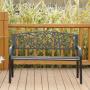 High quality classical style full KD outdoor extrude aluminum garden patio bench