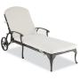 Outdoor Furniture Garden Patio Lounge Chair Hotel Resort Villa Cast Aluminum Chaise Lounger Pool Sun Lounger