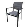 Outdoor Patio sofa garden chair waterproof aluminum chair with armrest sets