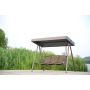 YOHO Hot Sale Outdoor patio garden hanging chair swing set outdoor leisure Patio swings with canopy for kids