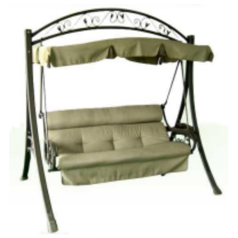Patio three seat swing chair outdoor adult swing for home patio garden adult swing chair