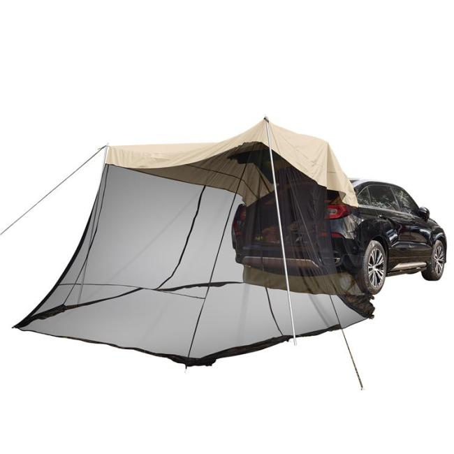 Outdoor Rear Car Tent Camping Beach Gazebo Car Extensional Gazebo Tent with Mosquito Net