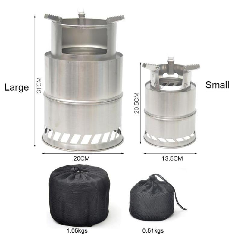 Multi-functions Portable Outdoor Camping Stainless Steel Storage Box