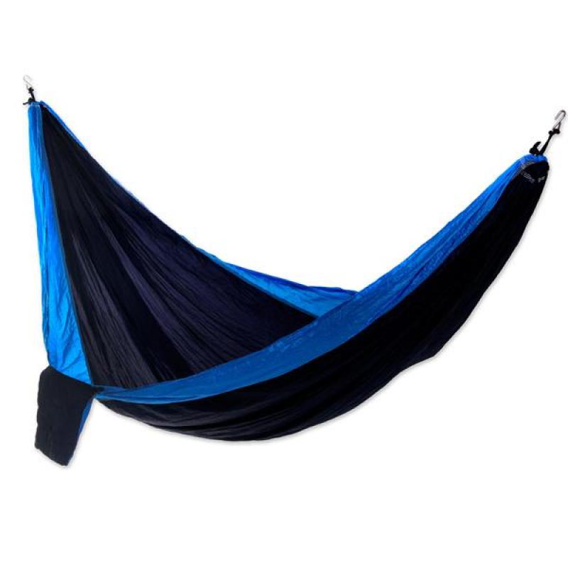 Portable swing hanging Parachute Camping Canvas hammock for 2 personal Nylon Tent Hammock bed with bag