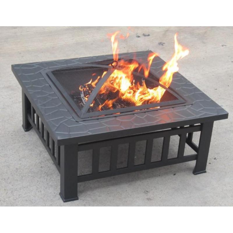 Multi-Function outdoor steel fireplace treasures fire pit