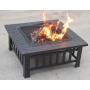 Multi-Function outdoor steel fireplace treasures fire pit