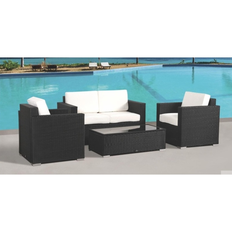 Garden sofas rattan wicker outdoor sofa set furniture outdoor aluminium frame rope sofa set