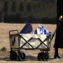 Customized Outdoor Camping Cart Folding Rolling Carts Camping Wagon