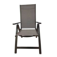 YOHO aluminum folding armchair reclining 7 position adjustable backchair
