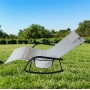 Garden Patio Zero Gravity Sun Relax Iron Rocking Lounger Best Sell Outdoor Outdoor Furniture Aluminum Sun Lounger Spring Chair