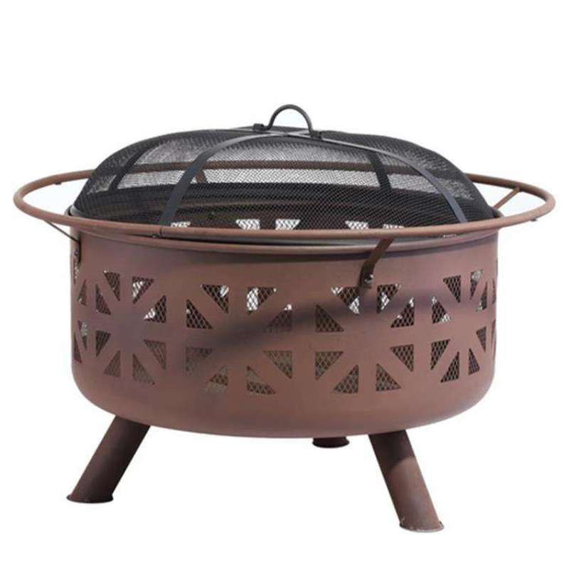 Wholesale Outdoor Patio Steel metal Outdoor Moon and Star Fire Pit with poker