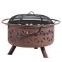 Wholesale Outdoor Patio Steel metal Outdoor Moon and Star Fire Pit with poker
