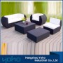 Modern Design Patio Garden Furniture Outdoor 5pc Rattan Wicker Sofa Set with Canopy Leisure Outdoor PE Wicker,rattan / Wicker