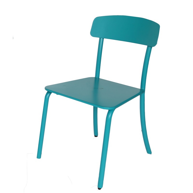 Yoho Outdoor Natural Colorful Bar Table Bar Chair Iron Garden Furniture Bistro Set