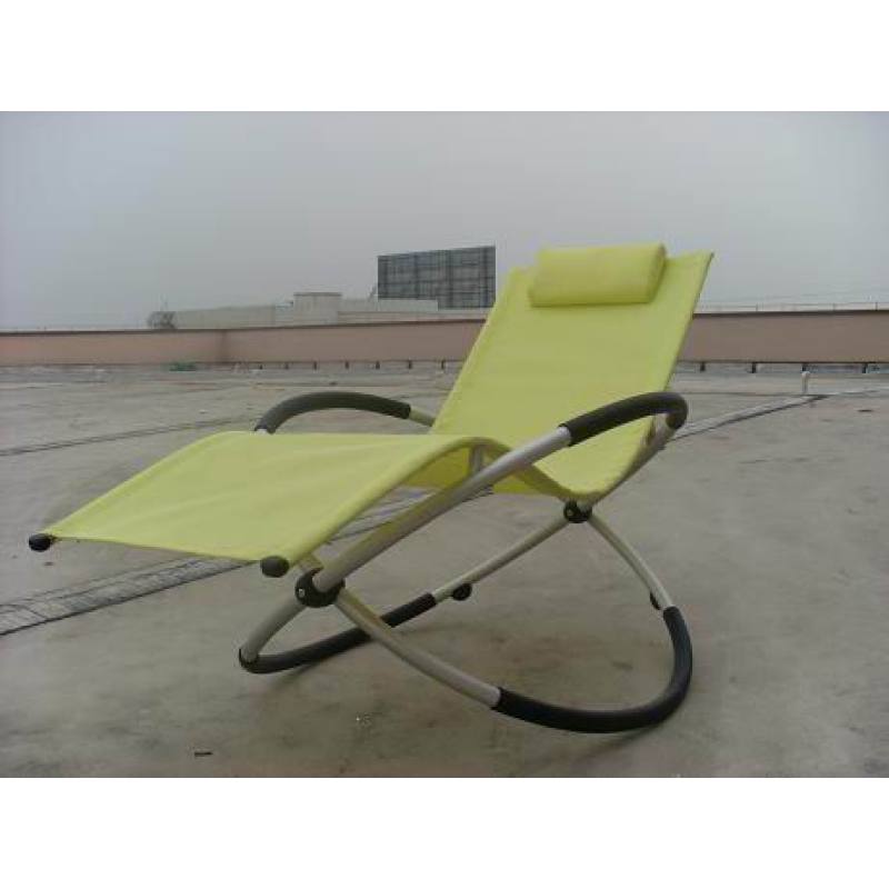 Leisure Ways Aluminum Rocking Chair Recliner Outdoor Chair Garden Furniture Outdoor Glider Chair