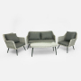 Outdoor Garden Luxury Rattan Furniture 4pc Sofa Set with Cushion Patio Furniture Set Modern Outdoor Furniture Set 1pc/carton