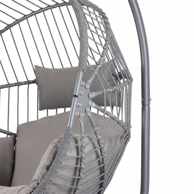 Yoho  Double Seat Garden hanging egg chair cheap zero gravity lounge chair swivel egg chair