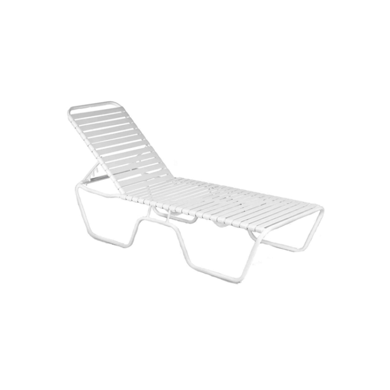 Beach Dimension Pool Chairs Sun Lounger/sun Bed/chaise Lounge Hotel Stackable Aluminum with PVC Belt Outdoor Furniture Modern