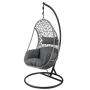 Outdoor Rattan Wicker Furniture Patio Egg Chair With Steel Hanging Egg Chair