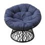 Wicker Synthetic Egg Chair Sets Apple Shape Rattan Stand Chair