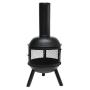 Outdoor cast iron chiminea outdoor fireplace furniture