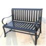 High quality classical style full KD outdoor extrude aluminum garden patio bench