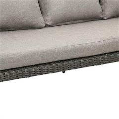 YOHO Outdoor 4 pcs popular outdoor furniture sofa set KD design  garden Leisure  rattan Sectional sofa with arm