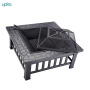 Outdoor garden patio backyard heavy metal steel wood burning fire pits