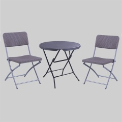 Wholesale outdoor garden metal frame plastic chair/colorful folding garden chair