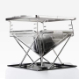 YOHO Hot Sale Korean Stainless Steel Portable Folding Charcoal BBQ Grill Outdoor Suitcase barbecue Camping grills
