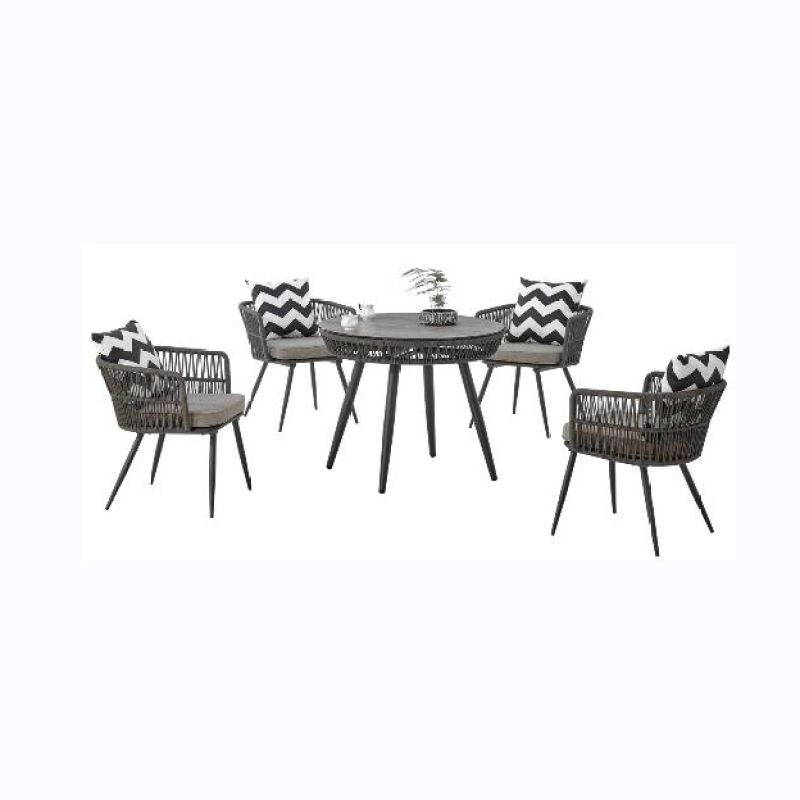 New Design Outdoor garden furniture  5 pcs woven rope