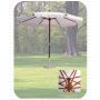 Cheap Price Wooden Square Parasol Outdoor Cafe Patio Parasol Umbrella