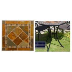 Yoho new design Mosaic table outdoor cafe table mosaic coffee table for garden