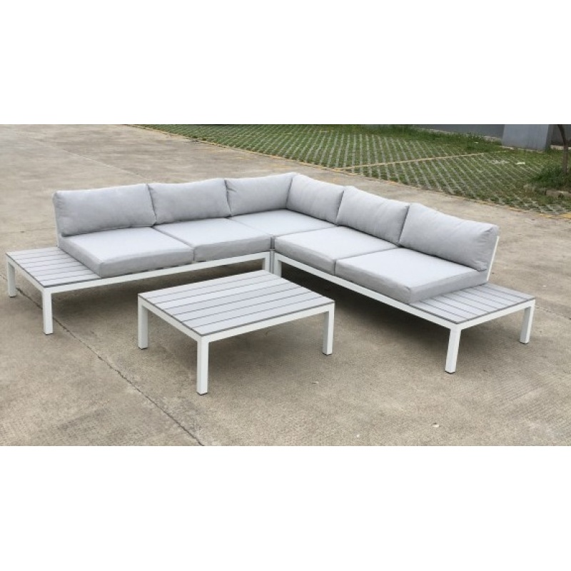 Yoho  outdoor sofa set modern corner sofa set designs outdoor garden sofa set metal alu