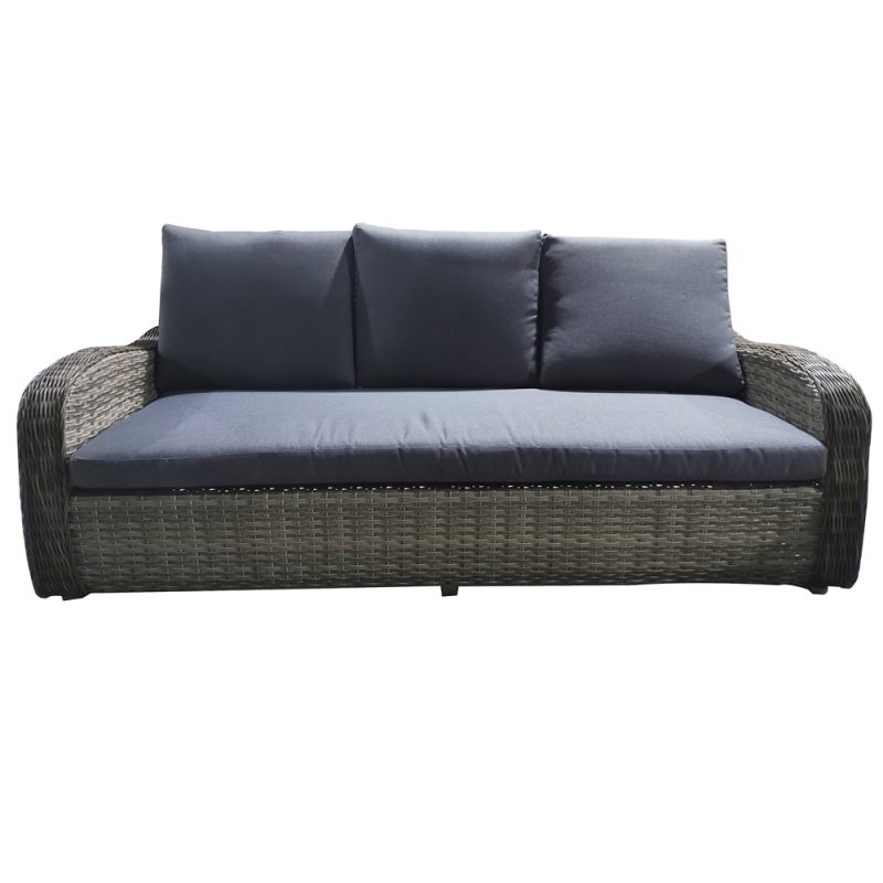 Outdoor Garden Patio 4PCS Rattan Aluminum Furniture Communication Sofas