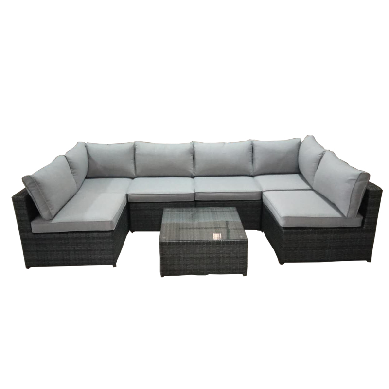 All weather poly rattan furniture outdoor garden patio wicker and rattan furniture set