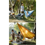 outdoor camping hanging folding knit hammock bed outdoor hiking hammock