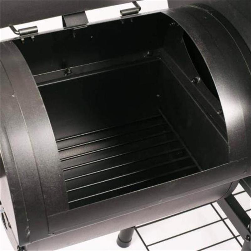 Trolley  BBQ grills wood fuel steel charcoal smoker
