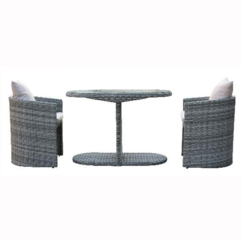 Outdoor simple Cube set garden patio furniture sofa set whole combination space saved set poly rattan handmade leisure facilitie