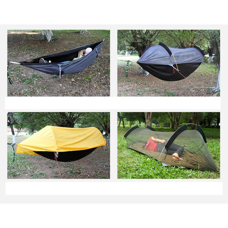 Outdoor Camping Hiking  Waterproof Tarp Ultralight Tent Tree Hammock With Mosquito Net Camping Hammock