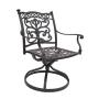 Modern Design Outdoor 5 year guarantee leisure Swivel chair Patio Furniture Garden Personal Chair Metal