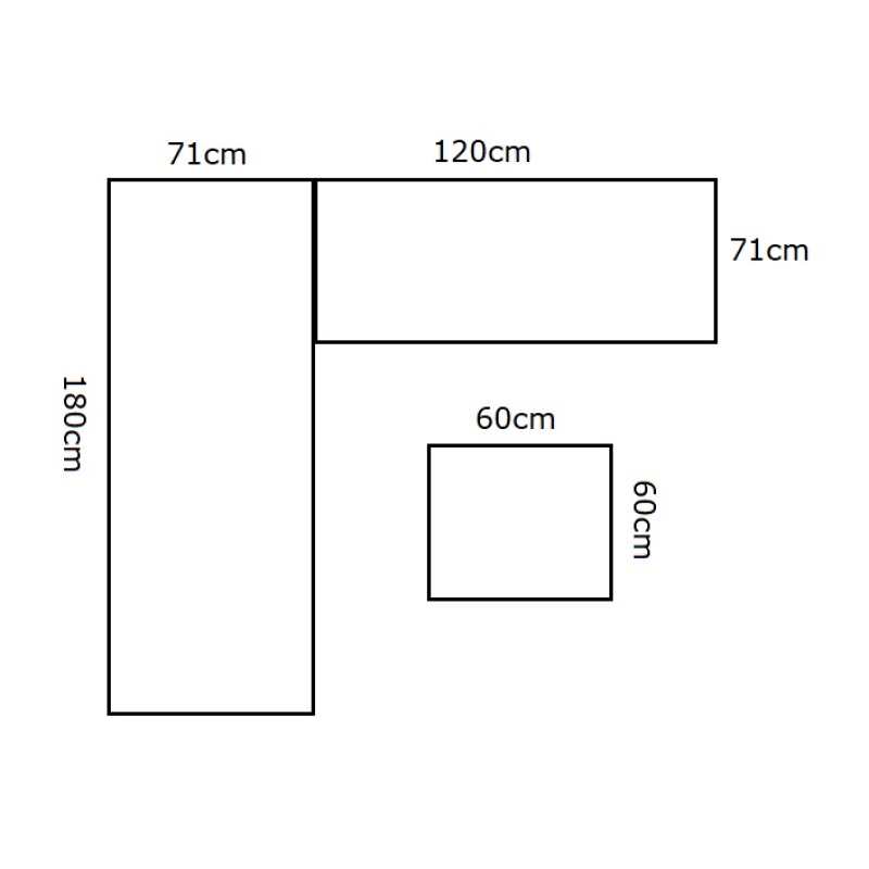 Yoho In Stock Aluminum KD Sofa Set 3pcs outdoor garden set Modern European Rope L-shaped Corner Set with 5 seater