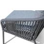 Outdoor garden wicker  furniture wicker  corner sectional  K/D sofa with cushion