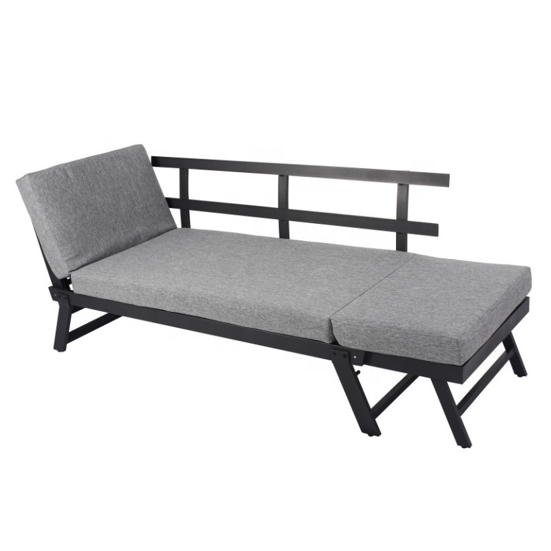 High quality outdoor  furniture new designs aluminum sun lounger