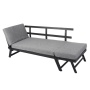 High quality outdoor  furniture new designs aluminum sun lounger