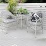 Yoho garden  rattan table and chair set outdoor bistro set  rattan patio sofa set