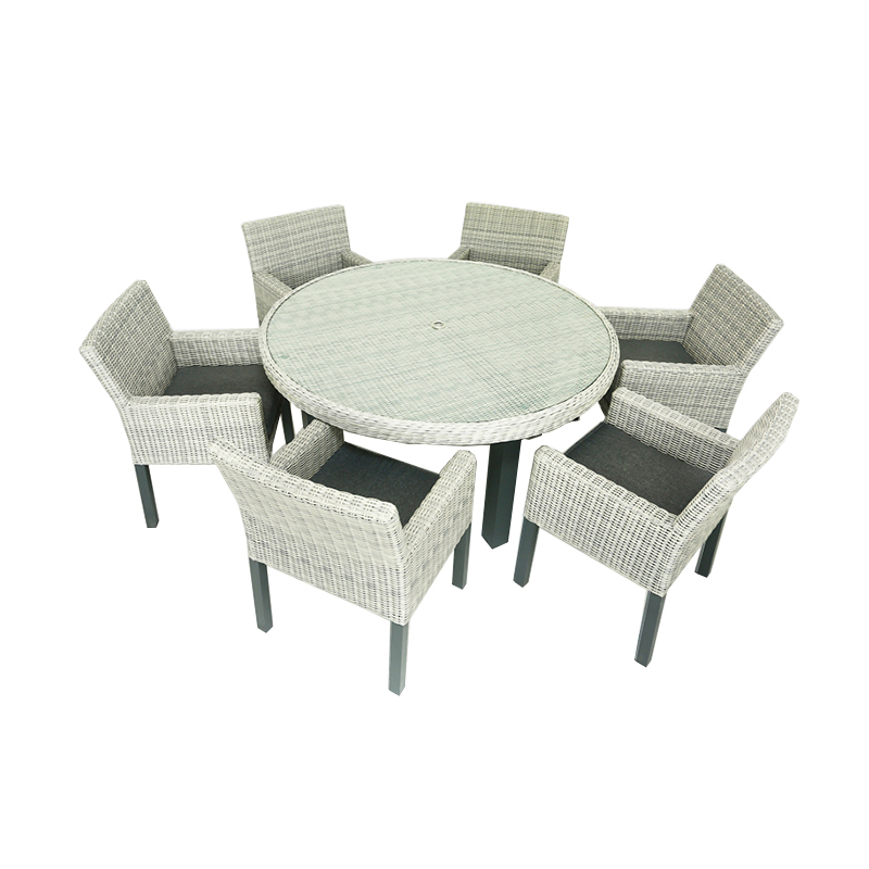 Modern Rattan outdoor sofa garden furniture set semi circle garden sofa rattan outdoor aluminium furniture sets