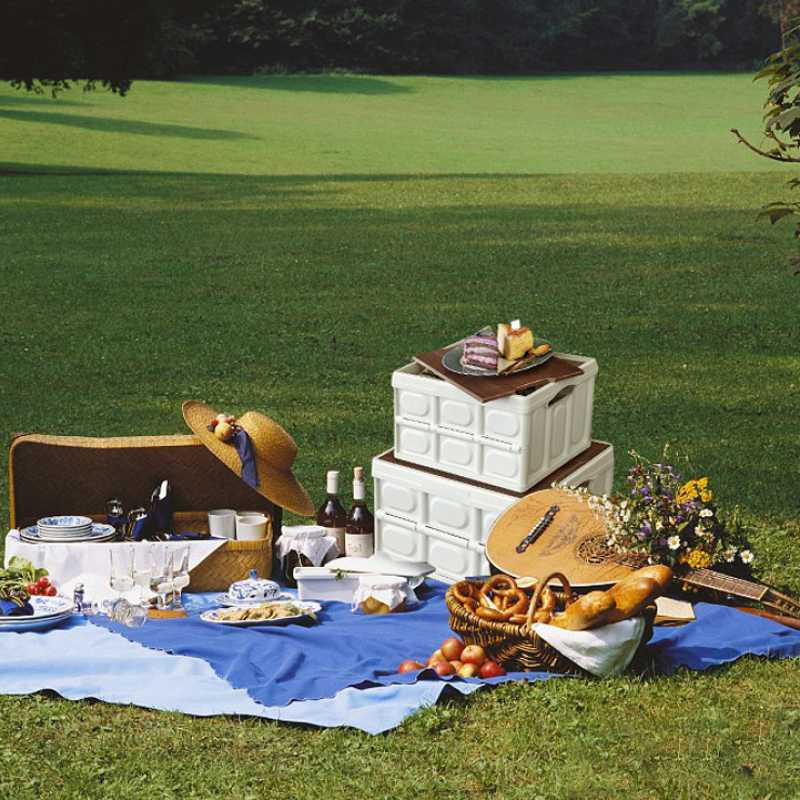 Outdoor Camping Multi-functional Storage Box Table