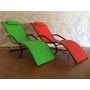 Aluminum frame folding poolside beach sun loungers outdoor garden chaise foldable sun lounger