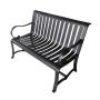 High quality classical style full KD outdoor extrude aluminum garden patio bench